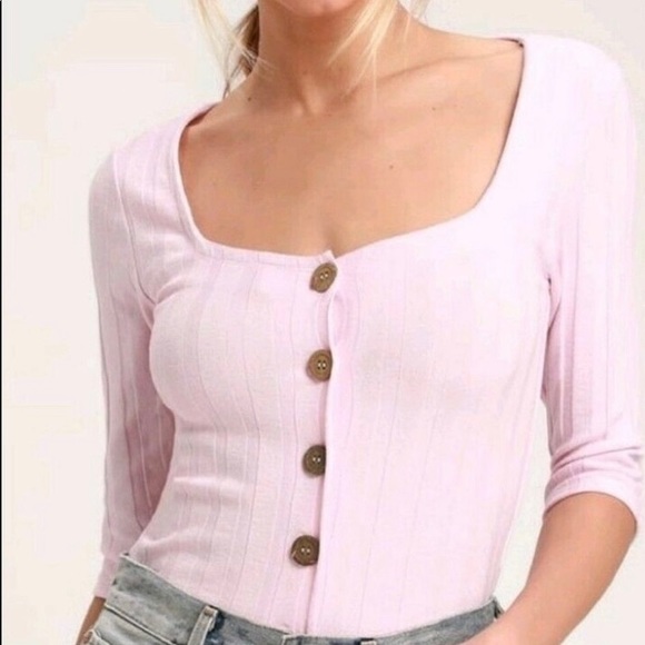 Free People Central Park Cardigan Pink Size Medium - Picture 2 of 6